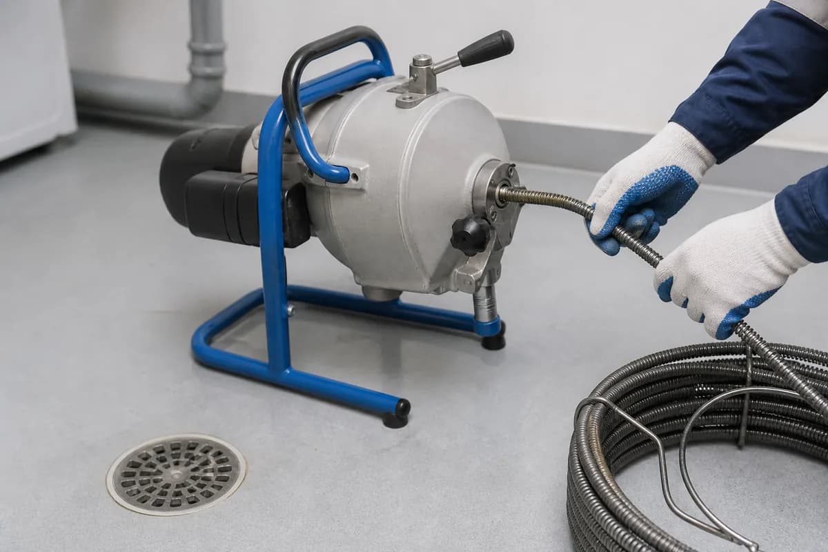 Máquina seccional compacta para destape de redes interiores