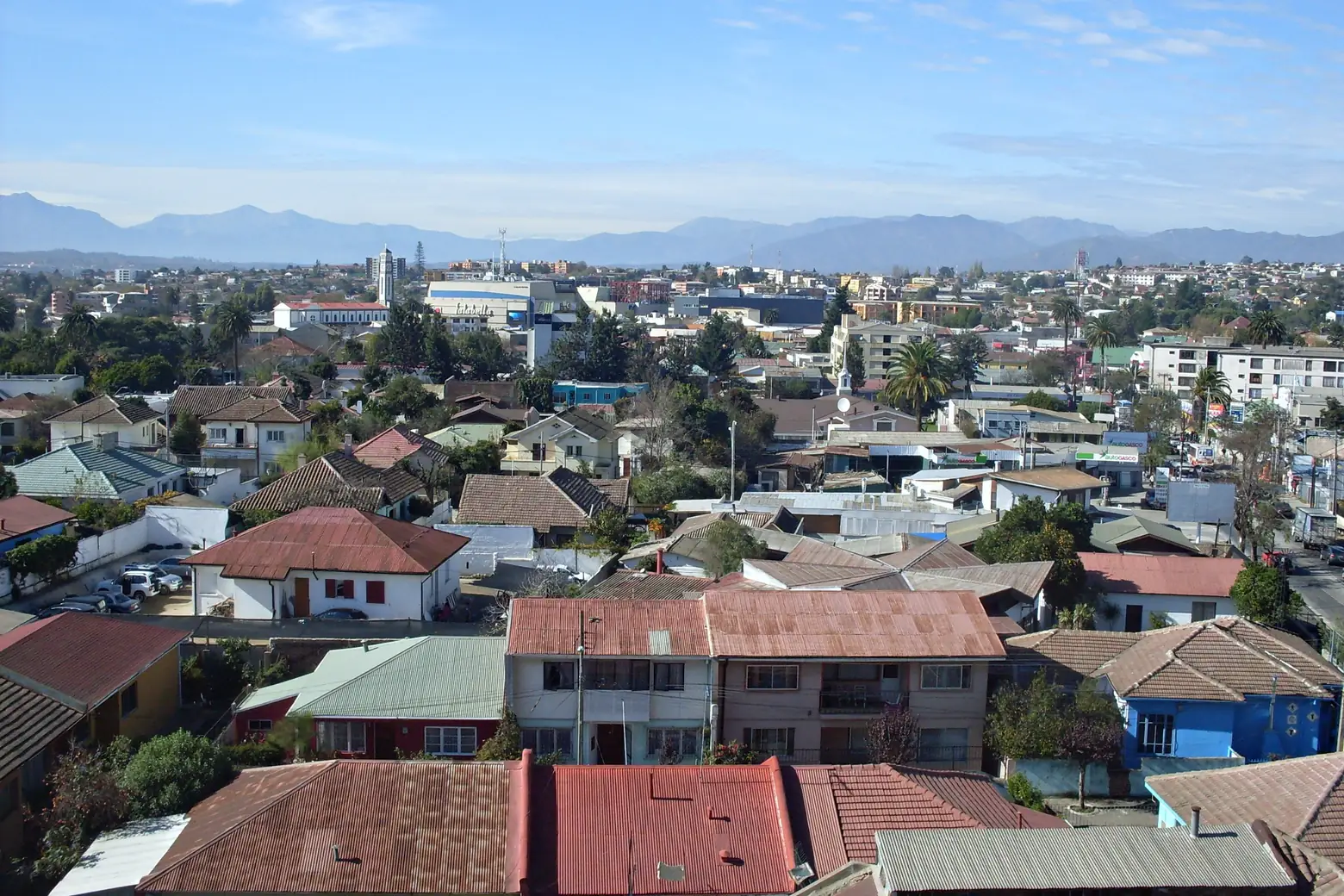 Vista urbana del centro de Quilpué
