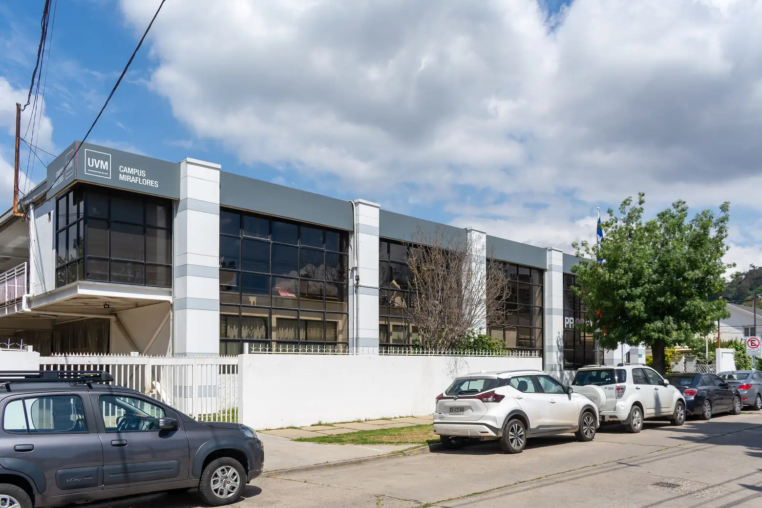 Entorno urbano y equipamiento del sector Miraflores en Viña del Mar